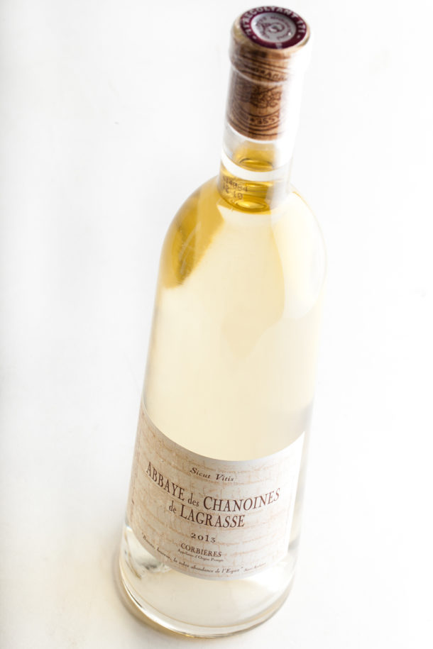 vin blanc abbaye des chanoines de Lagrasse